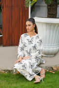 Camellia 2Pcs Stitched Suit